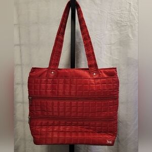 Lug Red Taxicab Quilted Tote Bag